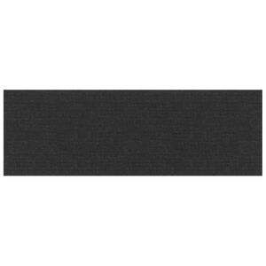 vidaXL Sieninis galvūgalis 12 vnt. 90 x 30 cm Juoda audinys