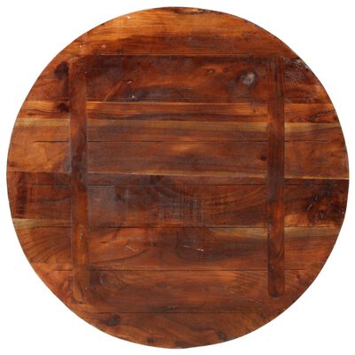 vidaXL Stalviršis, 70x3,8cm, perdirbtos medienos masyvas, apskritas
