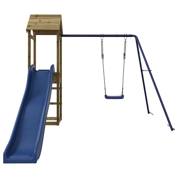 vidaXL Lauko žaidimų aikštelės komplektas, impregnuota pušies mediena