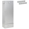 vidaXL Rūkykla 3 vnt. 44,5 x 29 x 110 cm Galvanizuotas plienas