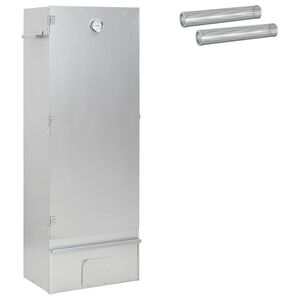 vidaXL Rūkykla 3 vnt. 44,5 x 29 x 110 cm Galvanizuotas plienas