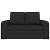 vidaXL Sofa lova 60cm Juoda audinys