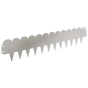 vidaXL Vejo kra&scaron;tas 30 pcs 103 x 20 cm Plienas Sidabrinė