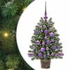 vidaXL Dirbtinė Kalėdų eglutė su 150 LED s stovu Žalia 75 cm PE ir PVC