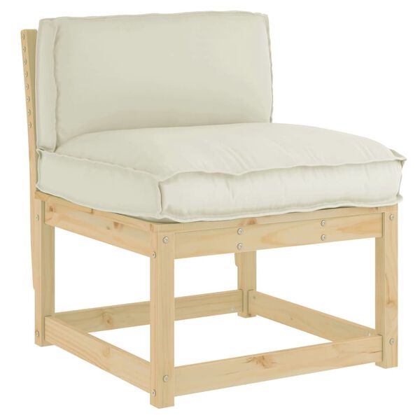 vidaXL Pagalvėlė Kreminė 70 x 40 x 12 cm Oksfordo audinys