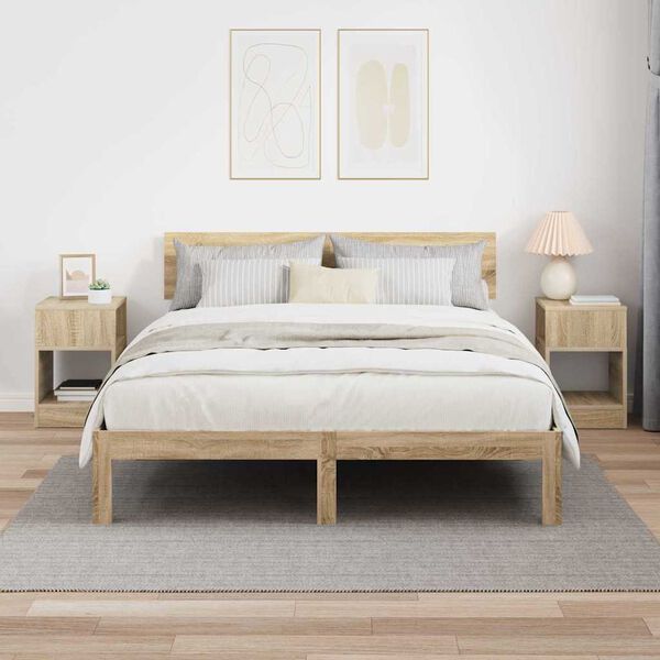 vidaXL Žurnalinis staliukas 2 pcs Sonoma ąžuolas 30,5 x 30 x 45 cm