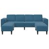 vidaXL Svetainės sofa 3 pcs Mėlyna