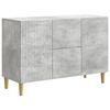 vidaXL Kabalas Betono pilka 89 x 34,5 x 60 cm Apdirbta mediena