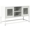 vidaXL Televizoriaus spintelė, balta, 100,5x39x60,5cm, plienas