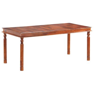 vidaXL Valgomojo stalas, 180x90x76 cm, dalbergijos medienos masyvas