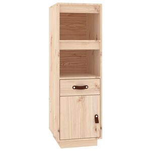 vidaXL Komoda, 34x40x108,5cm, pu&scaron;ies medienos masyvas