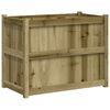 vidaXL Sodo lovelis, 90x50x70cm, impregnuota pu&scaron;ies mediena