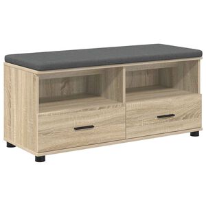 vidaXL Koridoriaus suolas Sonoma ąžuolas 100 x 38 x 46 cm