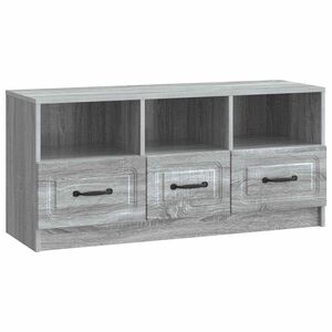 vidaXL Televizoriaus spintelė Pilka sonoma ąžuolo 102 x 34,5 x 47 cm