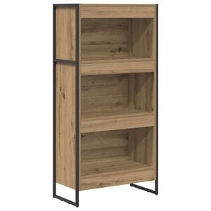 vidaXL Knygų spinta 60 x 30 x 121 cm Apdirbta mediena Meistrų ąžuolas