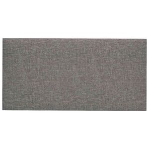 vidaXL Sieninis galvūgalis 12 vnt. 60 x 30 cm &Scaron;viesiai pilka audinys