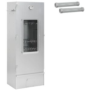 vidaXL Rūkykla 3 vnt. 44,5 x 29 x 110 cm Galvanizuotas plienas