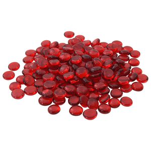 vidaXL Stiklo granulių 17-19 mm Skarlatas Stiklas