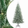 vidaXL Dirbtinė Kalėdų Eglė Su Sniegu ir LED &Scaron;viesa su 300 LED 210 cm