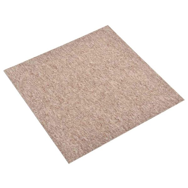 vidaXL Kilimas 20 pcs Smėlio 50 x 50 cm 100% polipropileno