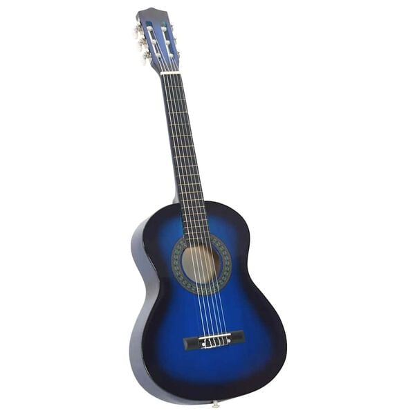 vidaXL Klasikinės gitaros rinkinys pradedantiesiems, 8 dalių, 1/2 34"