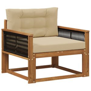 vidaXL Lauko Vidurinis Sofa Natūrali