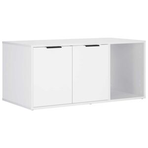 vidaXL Katės narvo baldai Balta 100 x 49 x 45 cm Apdirbta mediena