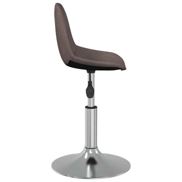 vidaXL Valgomojo kėdė, taupe spalvos, audinys