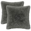 vidaXL Pagalvėlės užvalkalas 2 pcs HEERLEN &Scaron;viesiai pilka 30 x 30 cm
