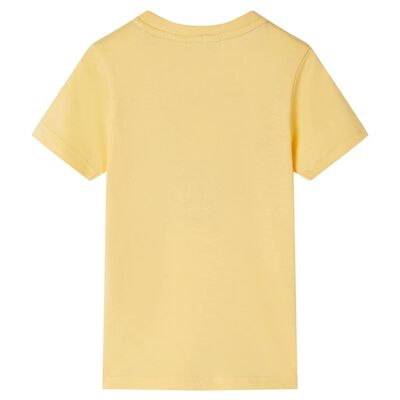Vaikiški marškinėliai trumpomis rankovėmis, geltoni, 92 dydžio