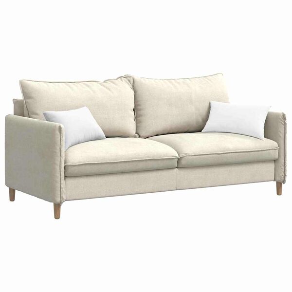 vidaXL Sofa Pagalvės 2 pcs Balta 50 x 30 cm audinys
