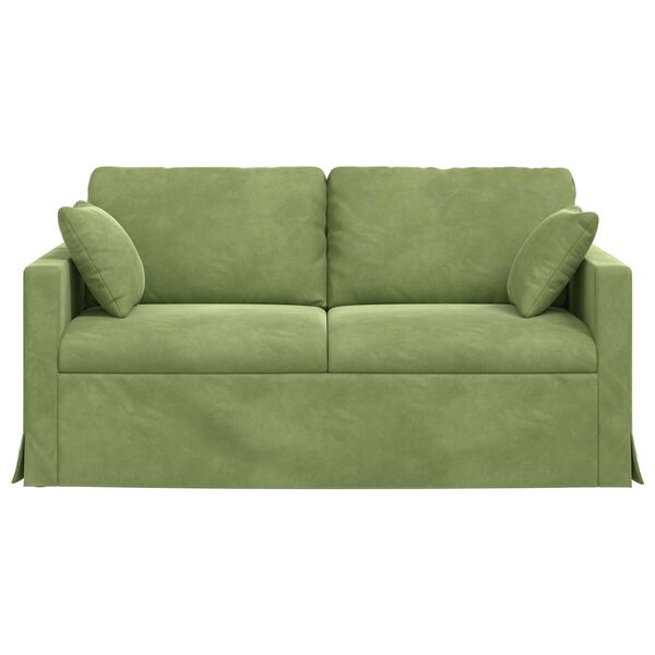 vidaXL Sofa &Scaron;viesiai žalia Bendri matmenys: 158 x 78 cm (P X G x A)