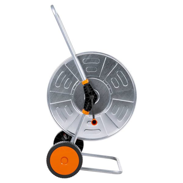 vidaXL Žarnos ritės vežimėlis 110 m 1/2"/80 m 3/4" žarnai, plienas