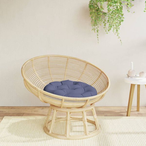 vidaXL Pagalvėlė, tamsiai mėlyna, 60x11cm, oksfordo audinys, apskrita