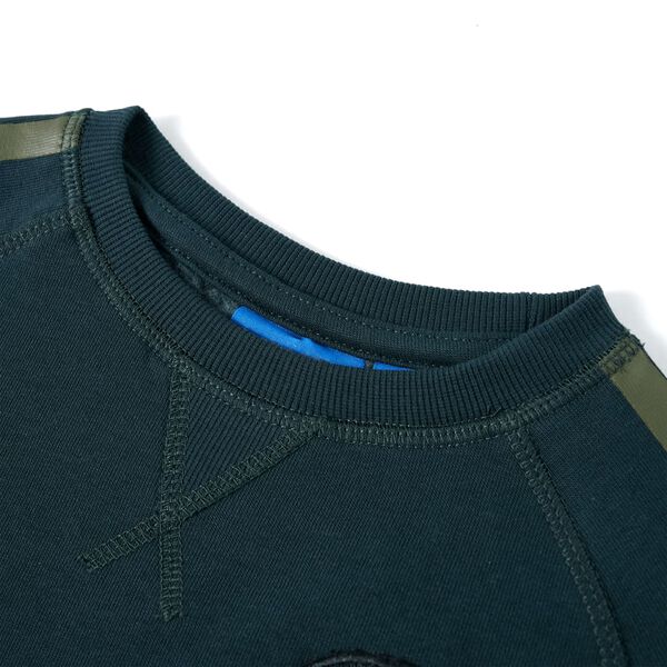 Vaiki&scaron;kas sportinis megztinis, samanų žalios spalvos, 92 dydžio