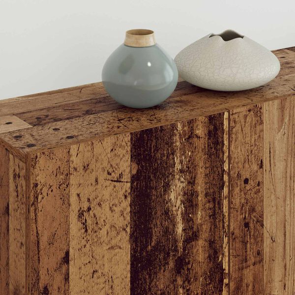 vidaXL Televizoriaus spintelė 4 pcs Senovinis medis Apdirbta mediena