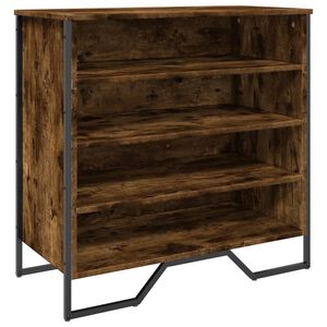 vidaXL Spintelė batams, dūminio ąžuolo, 80x38x78cm, apdirbta mediena