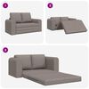 vidaXL Sofa lova 60cm Taupe audinys