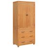 vidaXL Sandėliavimo baldų komplektas 2 vnt. Ruda 80 x 50 x 180 cm