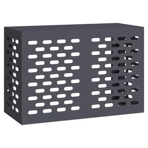 vidaXL Kondicionierių uždangalas Antracito 90 x 40 x 60 cm Plienas