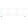 vidaXL Euro tvoros su stulpu 25 x 0,6 m PVC dengtas plienas Žalia