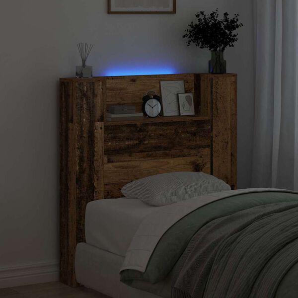 vidaXL Galvūgalis Senas medis 100 x 15 x 103,5 cm Apdirbta mediena