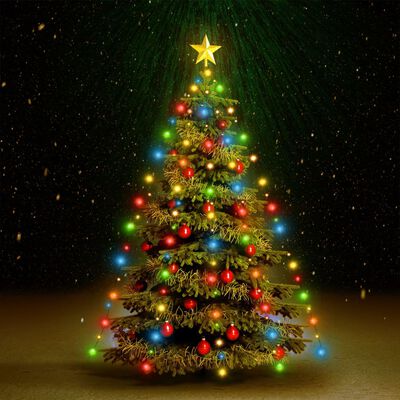 vidaXL Kalėdų eglutės girlianda su 210 spalvotų LED lempučių, 210cm