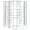 vidaXL Gabiono laužavietė, 100cm skersmens, galvanizuota geležis