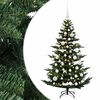 vidaXL Dirbtinė kalėdinė eglutė su rutuliuku 120 cm 150 LED