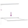 vidaXL Ištraukiama markizė Juoda 350 x 250 cm Audinys ir metalas