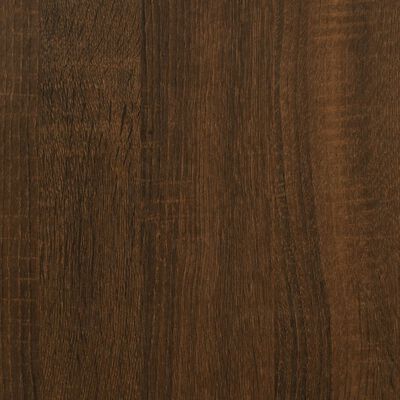 vidaXL Rašomasis stalas, rudas ąžuolo, 100x55x75cm, apdirbta mediena