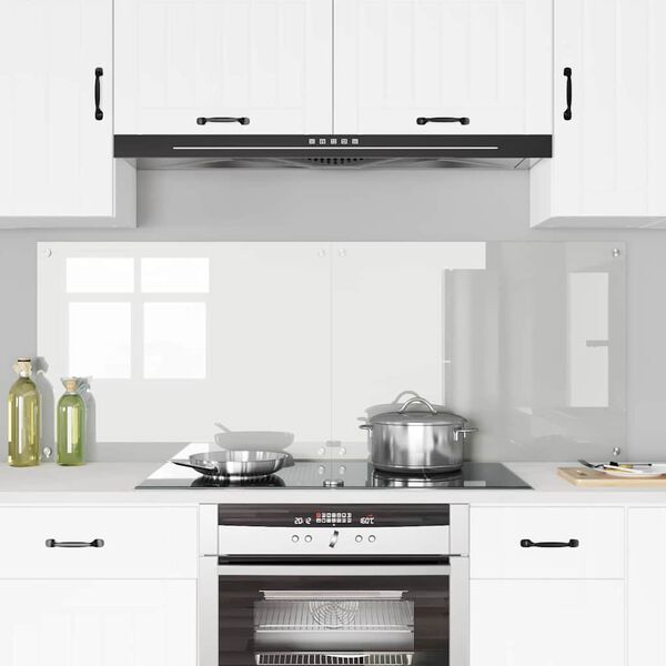 vidaXL Virtuvės užpakalinė plokštė Skaidrus 80 x 60 cm