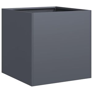 vidaXL Lovelis, antracito, 40x40x40cm, &scaron;altai valcuotas plienas