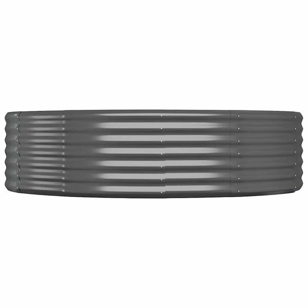 vidaXL Aukštas sodo lovelis, antracito, 214x140x36cm, cinkuotas plienas